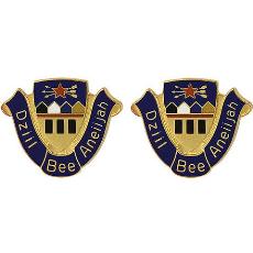 158th Quartermaster Battalion Unit Crest (Dziil Bee Aneiijah)